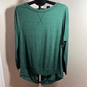 Women's Green Long Sleeve Top
